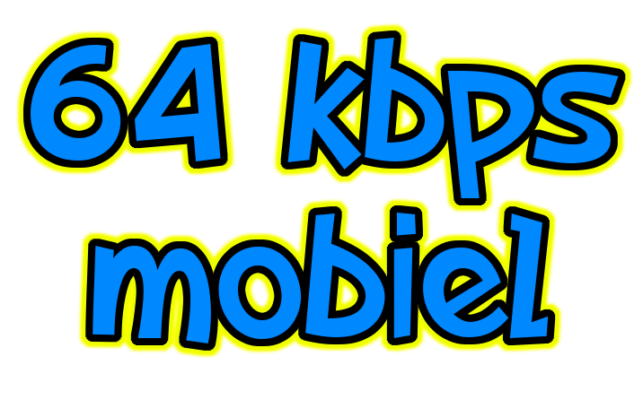 Luister mee via mobiel (64kbps)